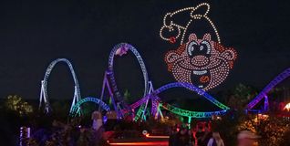 Die neue „Lichtergaudi“ taucht Tripsdrill in Licht und Farben.